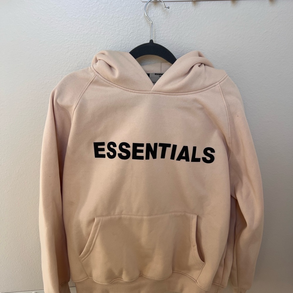 Essentials Beige Hoodie
